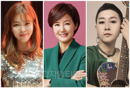 (왼쪽부터) 배우 김규리, 김연주 시사평론가, 가수 리아. <디지털타임스 DB>